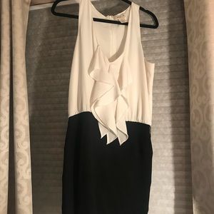 ARDEN B. White and black dress